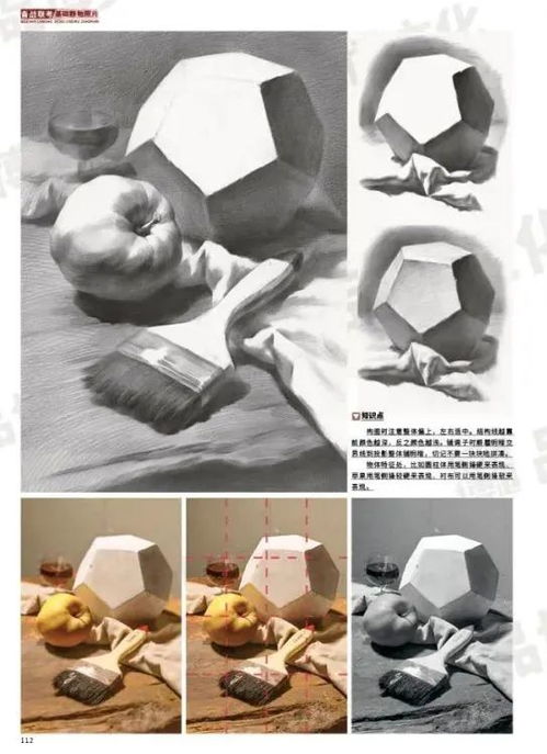 備戰聯考 基礎靜物照片 全書板塊清晰明了,深入簡出的教學系統,內容足夠豐富與震撼 美術高考資料查詢 零二七藝考